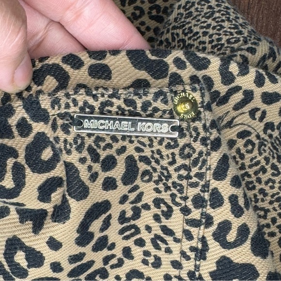 Michael Michael Kors Animal Print High Rise Stretchy Pants Medium EUC - Picture 7 of 16